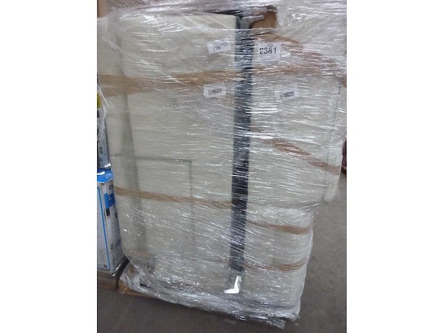 Elektrische relax hoekbank in buffelleer - ivoor - linker hoek - afbeelding 7 van  7