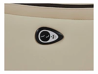 Elektrische relaxstoel in beige leer - afbeelding 7 van  8