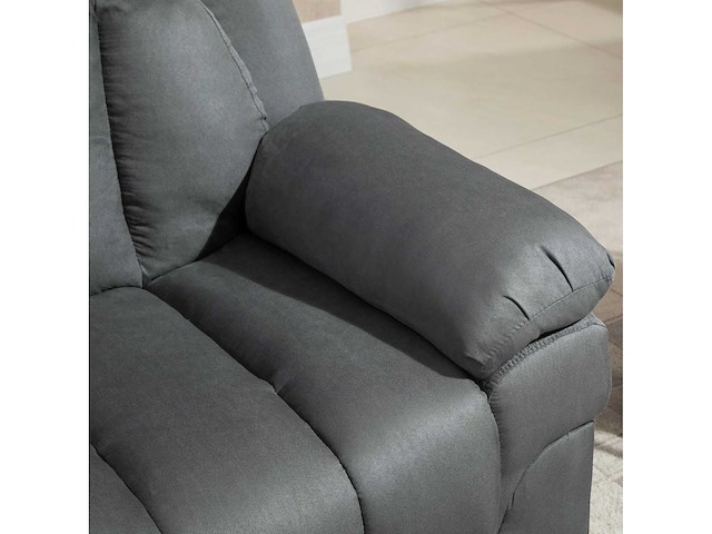 Elektrische relaxstoel met slaap- en leunfunctie, hefstoel, relaxstoel met wake-up assist, grijs - afbeelding 5 van  7