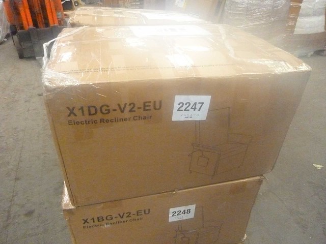 Elektrische relaxstoel, relaxstoel met rugleuning verstelbaar 105°-155° - afbeelding 9 van  9