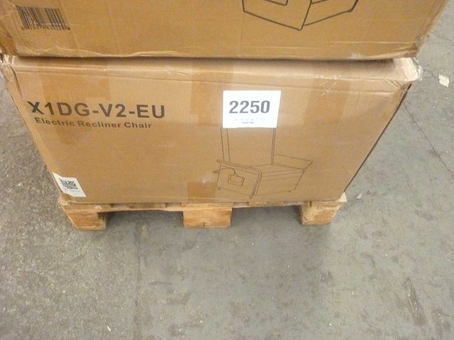 Elektrische relaxstoel, relaxstoel met rugleuning verstelbaar 105°-155° - afbeelding 9 van  9