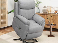 Elektrische relaxstoel voor de lift - met verstelbare voetsteun en afstandsbediening - afbeelding 1 van  9