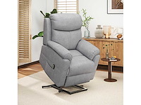 Elektrische relaxstoel voor de lift - met verstelbare voetsteun en afstandsbediening - afbeelding 2 van  9