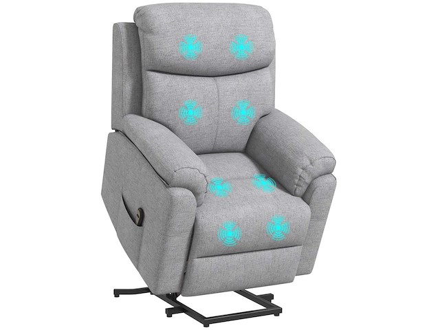 Elektrische relaxstoel voor de lift - met verstelbare voetsteun en afstandsbediening - afbeelding 3 van  9