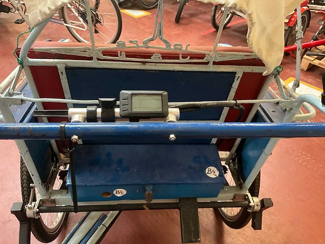 Elektrische riksja (bakfiets) - afbeelding 7 van  9
