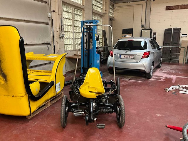 Elektrische riksja ligfiets met toebehoren - afbeelding 3 van  11