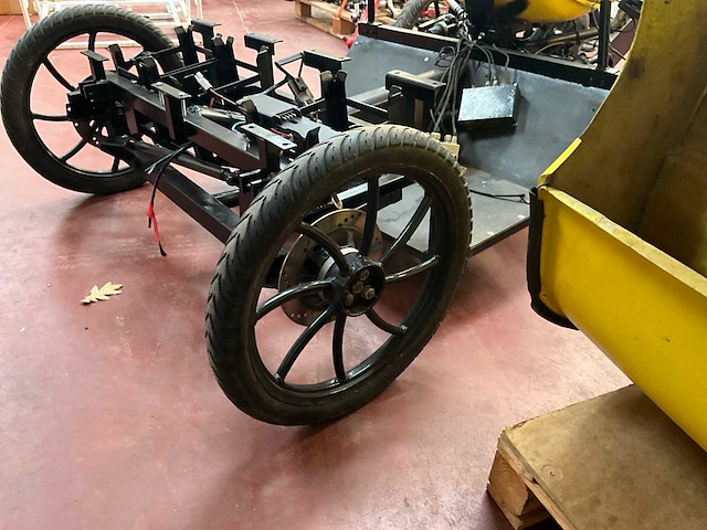Elektrische riksja ligfiets met toebehoren - afbeelding 7 van  11