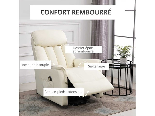 Elektrische rolstoellift relaxstoel met voetsteun - afbeelding 8 van  10