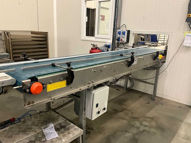 Elektrische rvs transportband beerepoot - afbeelding 7 van  18