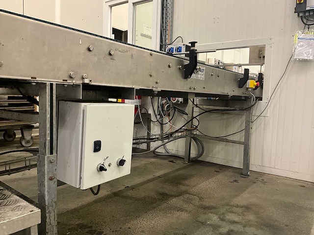 Elektrische rvs transportband beerepoot - afbeelding 10 van  18