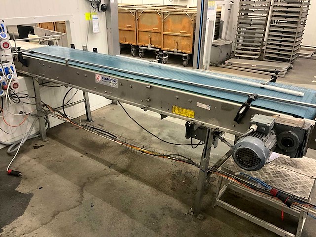 Elektrische rvs transportband beerepoot - afbeelding 12 van  18