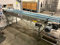 Elektrische rvs transportband beerepoot - afbeelding 12 van  18