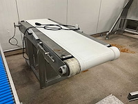 Elektrische rvs transportband - afbeelding 2 van  6