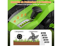 Elektrische scarifier 40cm 2 in 1 blunter 2000w - afbeelding 5 van  7