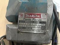 Elektrische schaafmachine makita 1100, vermogen 0,75 kw, netspanning 220 v, serienummer 359119 c. - afbeelding 2 van  2