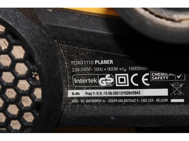 Elektrische schaafmachine powerplus, powx1110 - afbeelding 2 van  2