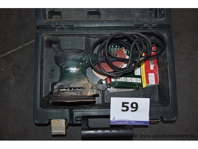 Elektrische schuurmachine metabo - afbeelding 1 van  2