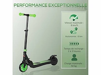 Elektrische scooter kinderen van 6 jaar + opvouwbare elektrische scooter snelheid 8 km/u - afbeelding 4 van  6