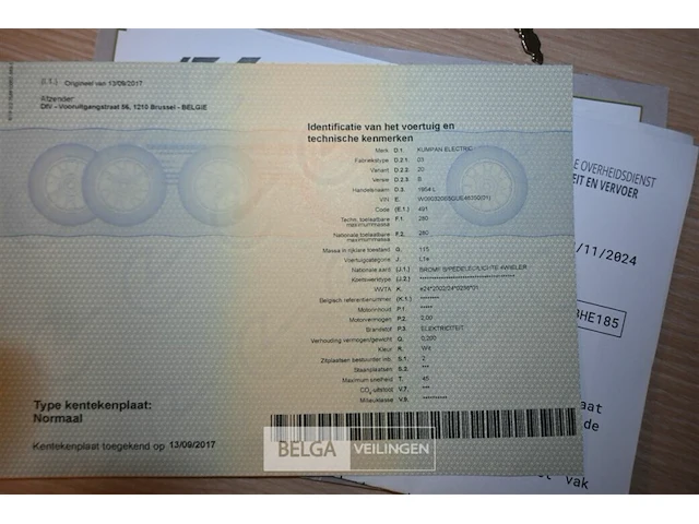 Elektrische scooter kumpan - afbeelding 6 van  12