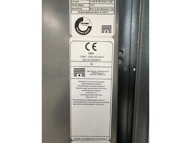 Elektrische sectionaalpoort novoferm - afbeelding 5 van  9