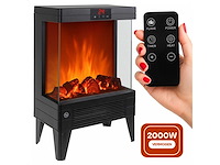 Elektrische sfeerhaard 2000w met afstandsbediening - afbeelding 1 van  7