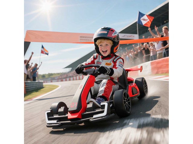 Elektrische skelter voor kinderen 2 x 150w 24 v batterij - afbeelding 1 van  6