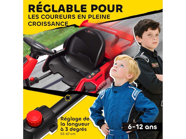 Elektrische skelter voor kinderen 2 x 150w 24 v batterij - afbeelding 5 van  6