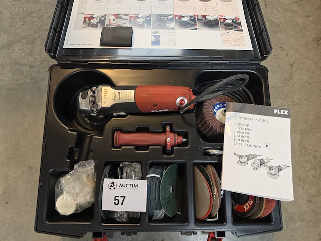 Elektrische slijpmachine flex le 14-7 125 inox - afbeelding 1 van  8