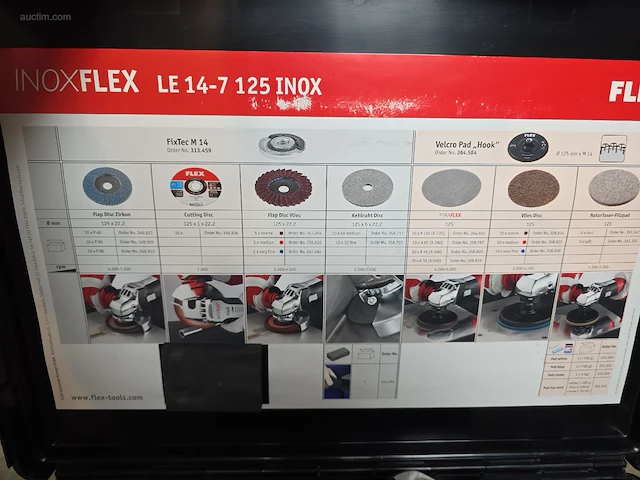 Elektrische slijpmachine flex le 14-7 125 inox - afbeelding 5 van  8