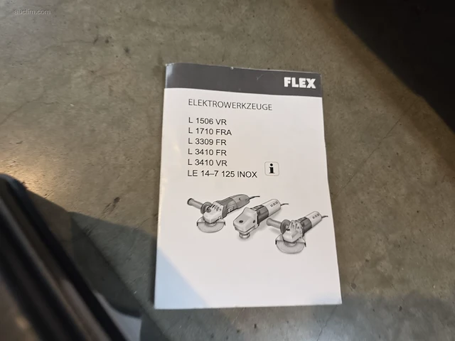 Elektrische slijpmachine flex le 14-7 125 inox - afbeelding 7 van  8