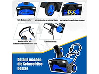 Elektrische sneeuwblazer met led-lampen en 15 a motor - afbeelding 5 van  6