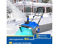Elektrische sneeuwblazer met led-lampen en 15 a motor - afbeelding 6 van  6