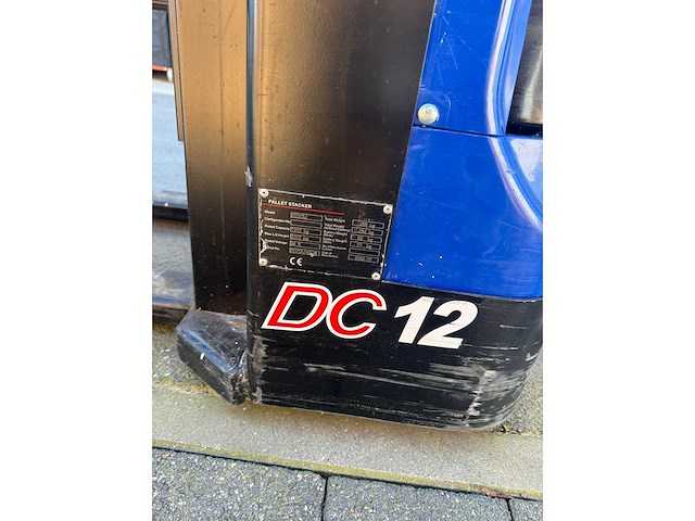 Elektrische stapelaar dc12 – 1200 kg – 3 meter - afbeelding 11 van  11
