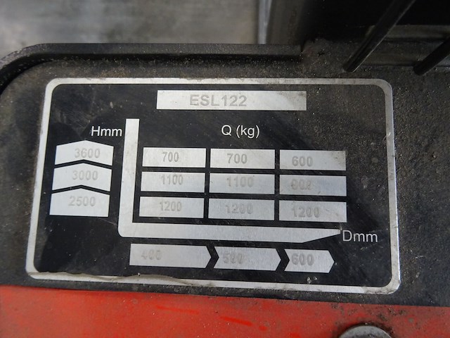 Elektrische stapelaar ep equipment - afbeelding 10 van  13