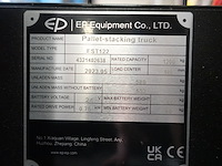 Elektrische stapelaar ep equipment - afbeelding 7 van  9