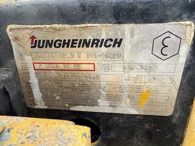 Elektrische stapelaar jungheinrich - afbeelding 18 van  20