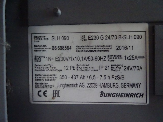 Elektrische stapelaar jungheinrich - afbeelding 7 van  16