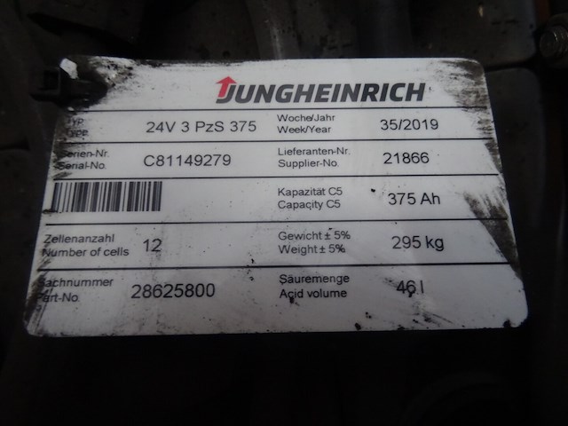 Elektrische stapelaar jungheinrich - afbeelding 8 van  16