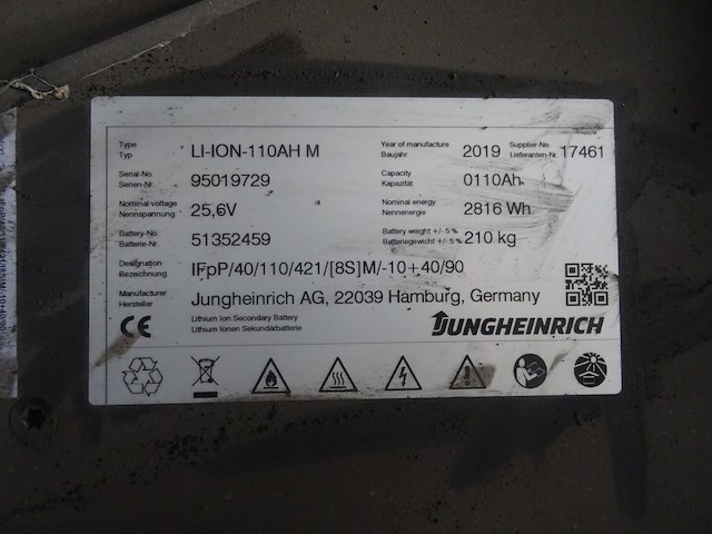 Elektrische stapelaar jungheinrich - afbeelding 4 van  13