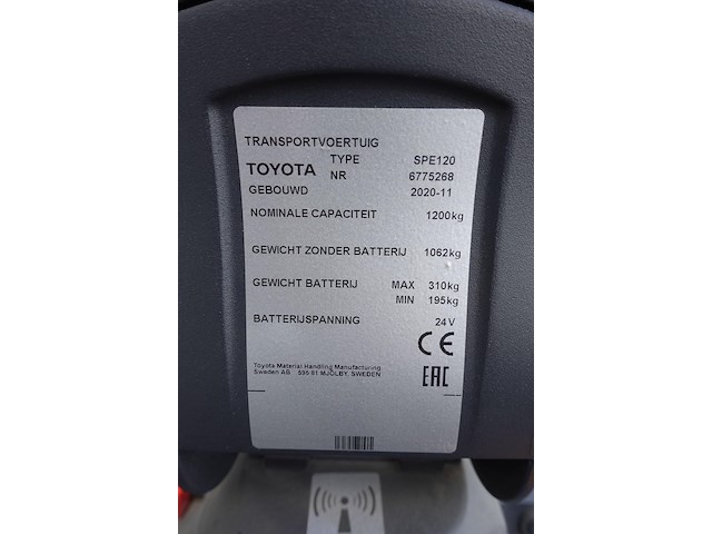 Elektrische stapelaar toyota - afbeelding 4 van  16