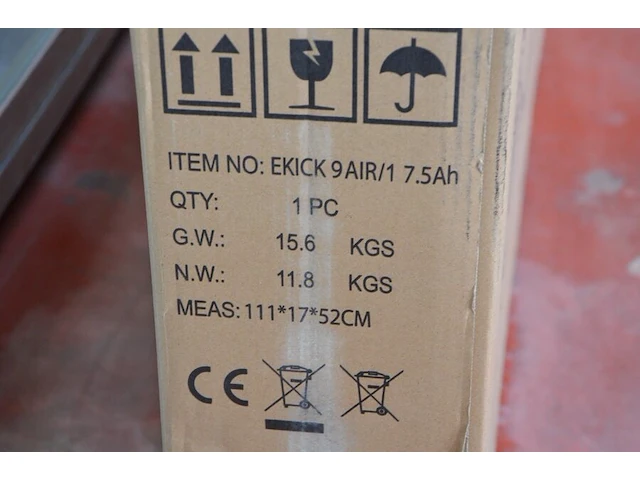 Elektrische step bohlt 9 air model ekick 9 air 1,7ah nieuw in doos - afbeelding 5 van  19
