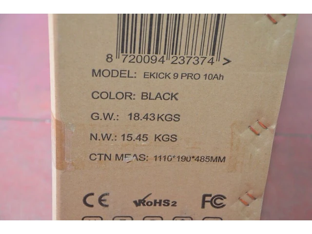 Elektrische step bohlt 9 pro model ekick 9 pro 10ah nieuw in doos - afbeelding 4 van  24