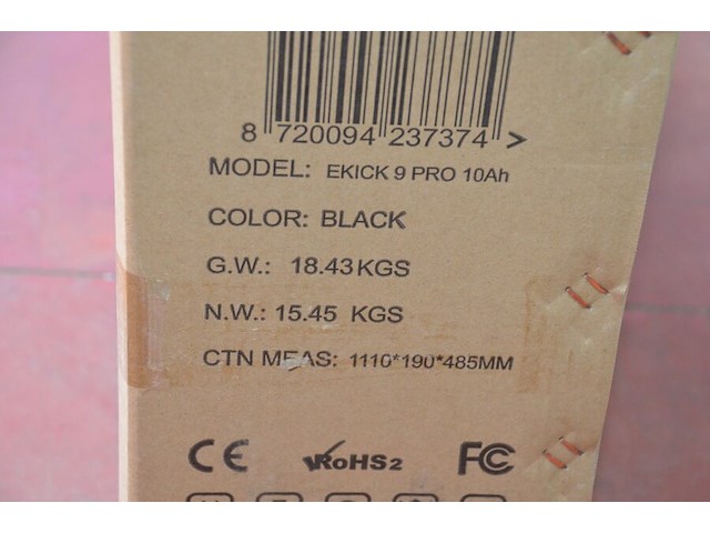 Elektrische step bohlt 9 pro model ekick 9 pro 10ah nieuw in doos - afbeelding 4 van  24
