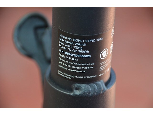 Elektrische step bohlt 9 pro model ekick 9 pro 10ah nieuw in doos - afbeelding 6 van  24