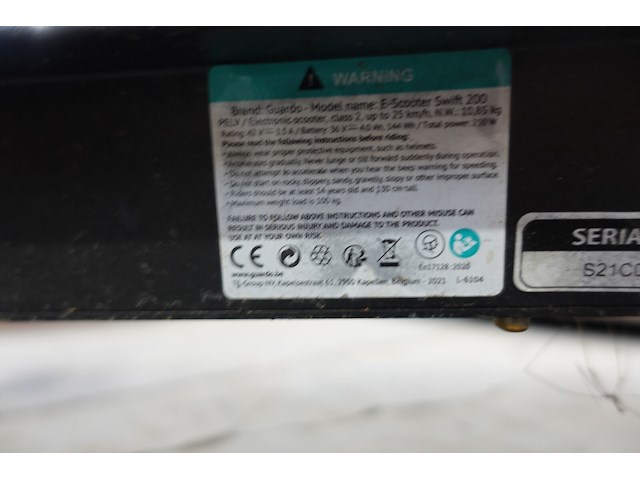 Elektrische step guardo - afbeelding 4 van  5