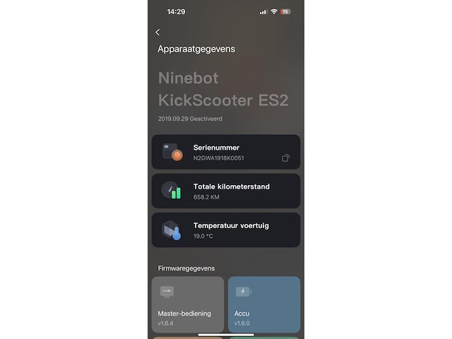 Elektrische step ninebot kickscooter es - afbeelding 8 van  9