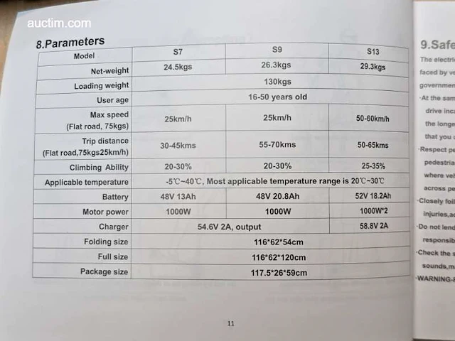 Elektrische step todimart s9b - afbeelding 4 van  13