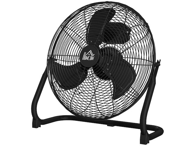 Elektrische tafelventilator met 4 versnellingen, 120° instelbare zwarte hoek - afbeelding 2 van  2