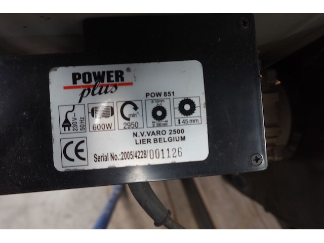Elektrische tafelzaagmachine power plus - afbeelding 3 van  3
