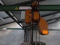 Elektrische takel + rolbaan